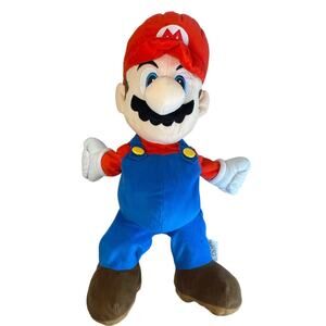 Super Mario Official Nintendo Large 20 Inch Plush Stuffed Toy Pillow w/ Pocket